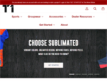 Tablet Screenshot of customuniformsupplier.com